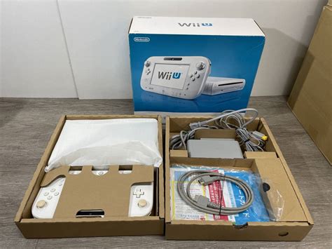 【やや傷や汚れあり】 Wiiu ベーシックセット シロ 8gb 動作品 状態良好 本体 ゲームパッド 純正アダプター Nintendo