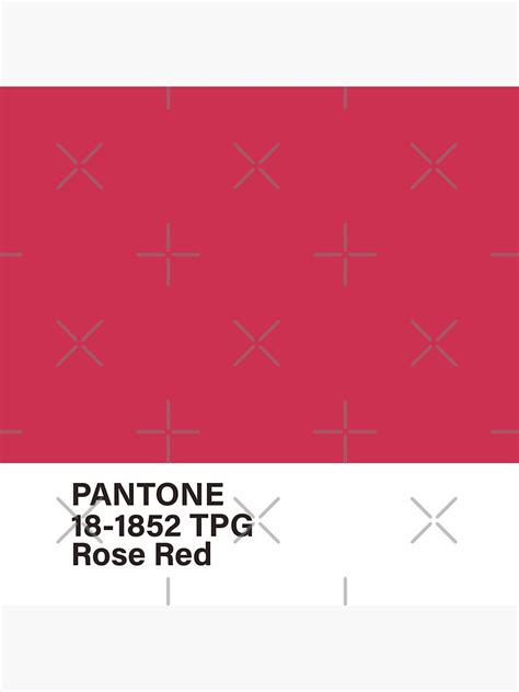 Pantone 18 1852 Tpg Rose Red Sticker By Princessmi Com Redbubble