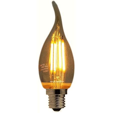 Retro Vintage LED 4w Candle Edison Style Filament Bulb Smoked Gold