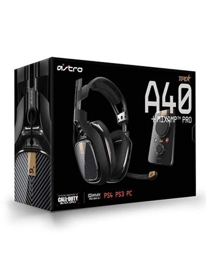 Astro A40 Tr Negro Con Mixamp Pro Ps4 Ps3 Pc Gameplanet