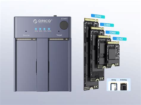 Orico Nvme Clone Ssd Station Daccueil Dual Bay Bo Tier Ssd M Nvme