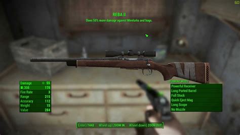 Fallout Unique Weapon Reba Sniper Rifle Location Youtube