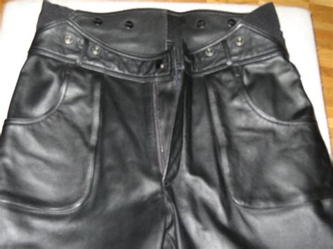 Motorrad Lederhose Ixs Schwarz Gr Mit Hosentr Ger Kaufen Auf Ricardo