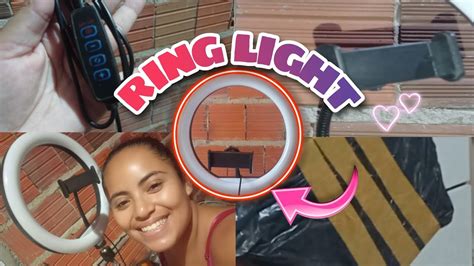 Comprei Uma Ring Light Na Shopee De Cm E Polegadas Youtube