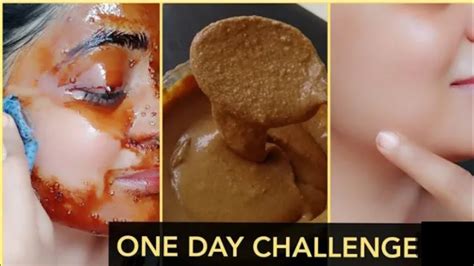 One Days Challenge Skin Brightening At Home Visible Spotless Glowing