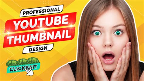 Design Professional Eye Catchy Clickbait Youtube Thumbnails By