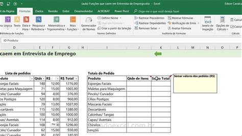 Fun Es No Excel Para Entrevista De Emprego Ninja Do Excel