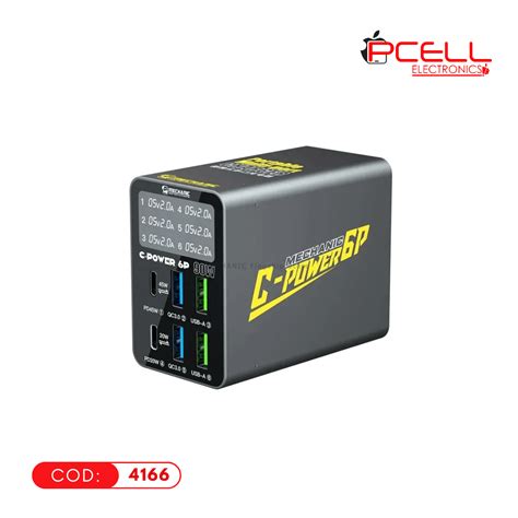carga rapida mechanic  power p pantalla digital pcell