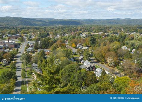 Greenfield Aerial View Massachusetts Usa Stock Image Image Of Greenfield America 125106007