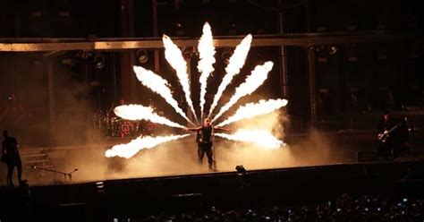 Con Fuegos Artificiales Así Fue El Regreso De Rammstein A México