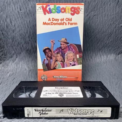 Kidsongs A Day At Old Macdonalds Farm Vhs 1985 View Master Video Music