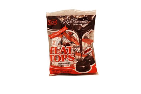 Flat Tops Chocolate Candy Golden Fortune 長年大富公司 Asian Food