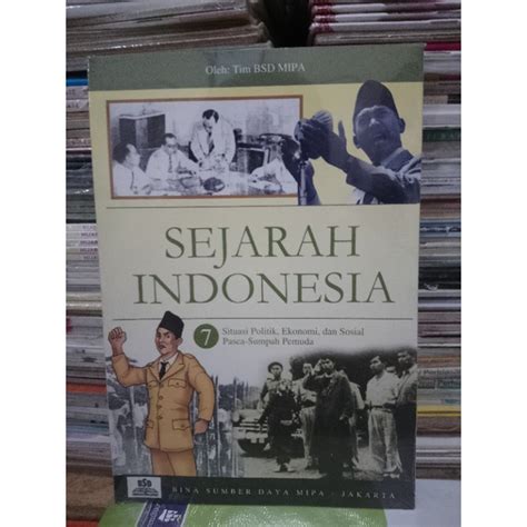 Jual Buku Original Sejarah Indonesia Jilid Situasi Politik Ekonomi