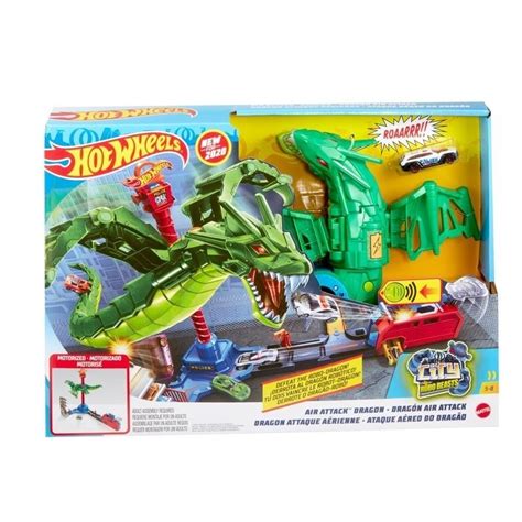 Hot Wheels City Ataque Aéreo Del Dragón Toys Market Juguetería