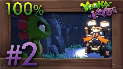 Yooka-Laylee 100% Walkthrough Part 2 - World 2 Glitterglaze Glacier #1 ...