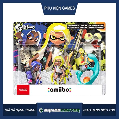 Mô Hình Triple Pack Inkling Octoling Smallfry Amiibo Splatoon Series Shopee Việt Nam