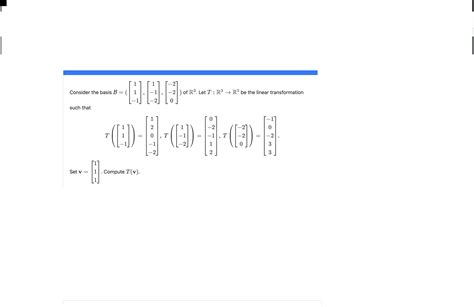 Solved Consider The Basis B⎝⎛⎣⎡11−1⎦⎤⎣⎡1−1−2⎦⎤⎣⎡−2−20⎦⎤⎠⎞