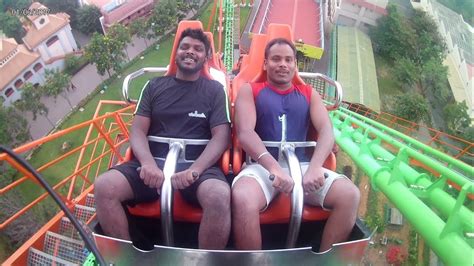 Roller Coaster Wonderla Bangalore I Village Database - YouTube