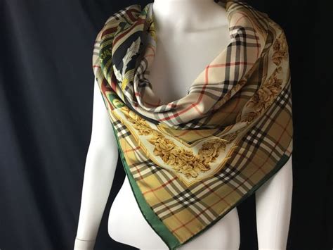 Burberry Archives Tartan Monogramme Scarf Catawiki