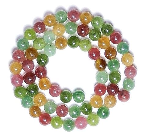 1 Strang Echte Multicolor Turmalin Perlen 6 Mm Kaufen Auf Ricardo