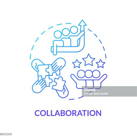 2d Collaboration Concept Linear Icon Stock Illustration Download Image Now Agreement