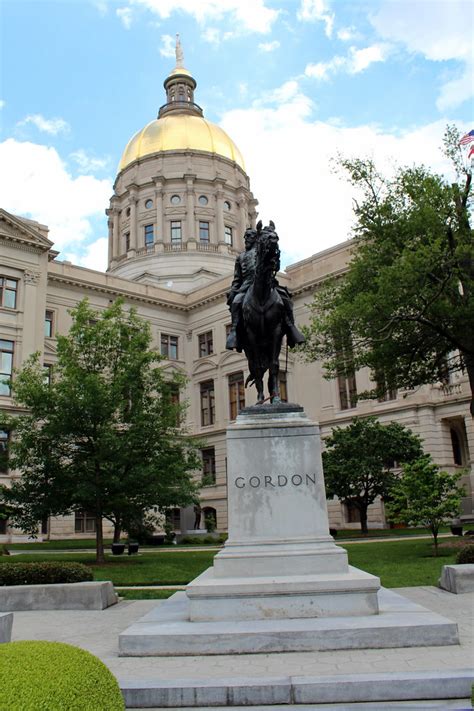 Atlanta Downtown Georgia Capitol Grounds General John Flickr