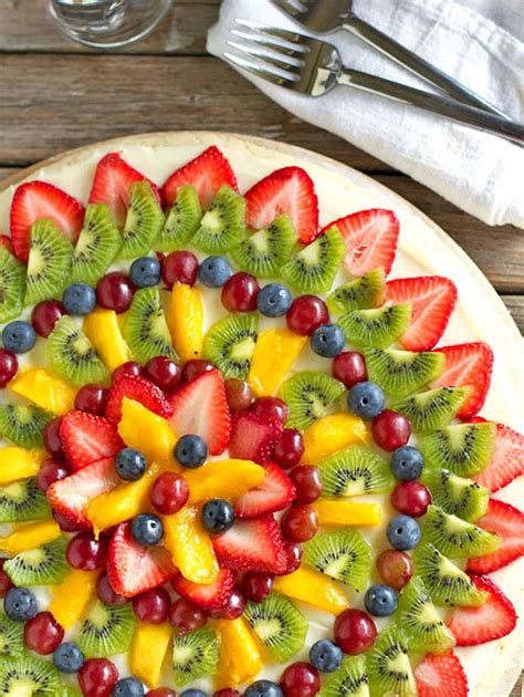 Fruit Pizza Recipe Pinch Of Yum