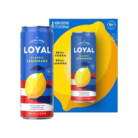 Loyal 9 Lemonade Cocktail 4 Pack — Keg N Bottle