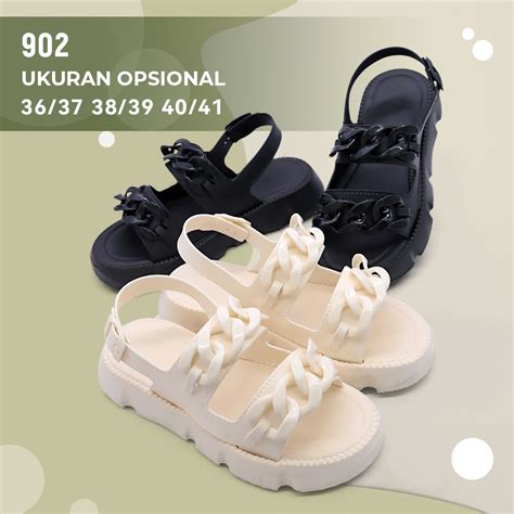 Jual IRSOE Sandal Platform Wanita Korean Style Sol Tebal Mode Terbaru