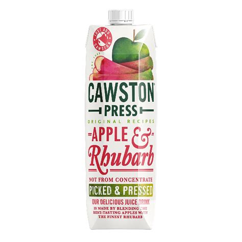 Cawston Press Apple Rhubarb Juice Drink 1 Litre Nashat Co Uk