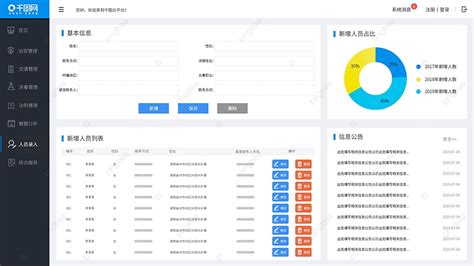 系統後臺介面圖片模板下載，設計範本素材在線下載