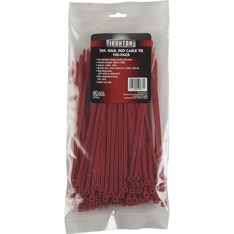 Ironton Multi Pack Of Cable Zip Ties 1 000 Pk 11in L X 189in W 50