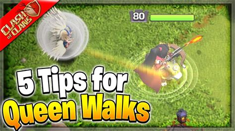 Tips To Queen Walk For More Stars In Clash Of Clans Youtube