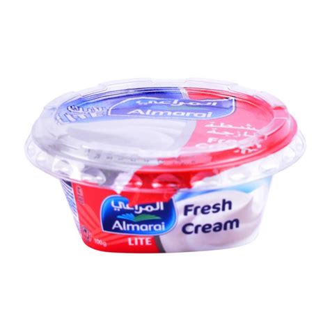 Almarai Breakfast Lite Fresh Cream 100g Low Fat