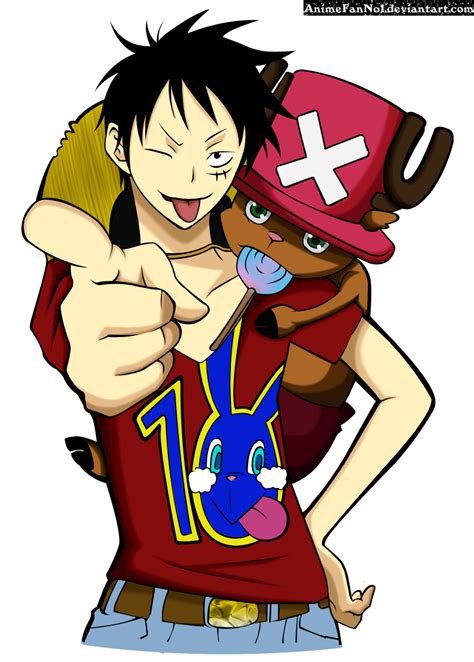 Luffy and Chopper by AnimeFanNo1 on DeviantArt