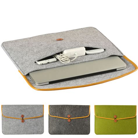 Felt Sleeve Laptop Case Cover Bag For Apple Macbook Air Pro Inch