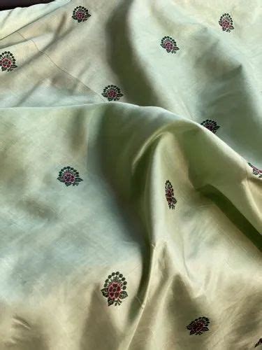 Pure Banarasi Katan Silk Handloom Fabricbw11 At Rs 195000 Handwoven