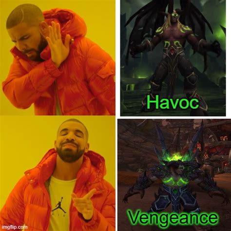 Havoc Vs Vengeance Demon Hunters Imgflip