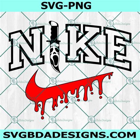 Ghostface Knife With Nike Svg Png Ghostface Knife Svg