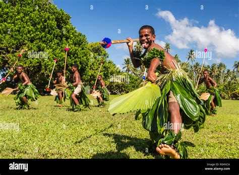 Children from the township of Waitabu perform traditional dance on ...