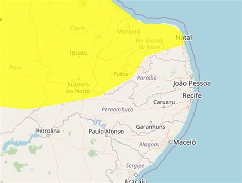 Inmet emite alerta de chuvas intensas para 79 cidades da Paraíba