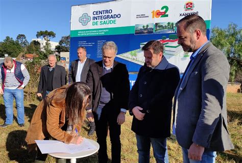 Vídeo assinada ordem de serviço para construção do Centro Integrado de