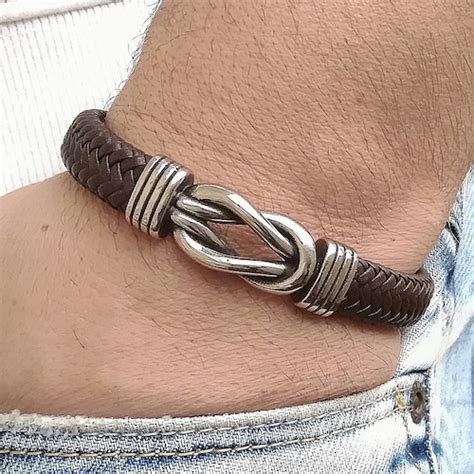 Mens Celtic Knot Bracelet Nordic Anniversary Gift For Men Etsy