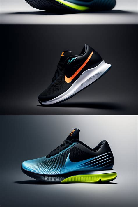 lexica  nike shoe  modern design studio lighting product shot