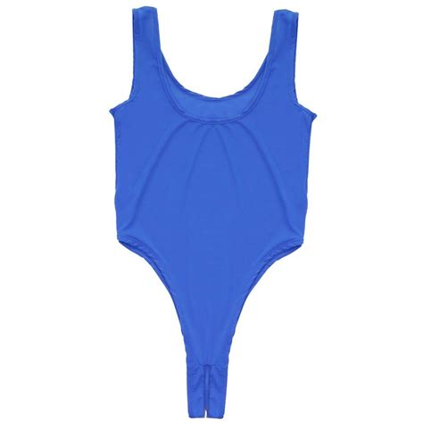 Sexy Womens Swimwear High Cut Thong Leotard Bodysuit Monokini Swimsuit Underwear Ebay