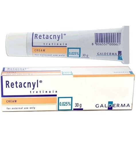 Крем с третиноином против морщин Retacnyl 30 гр 2 вида купить в Москве ...