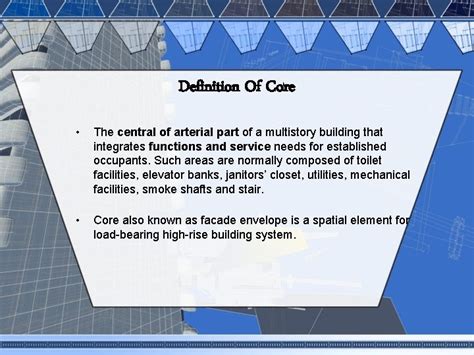 core design definition  core  central