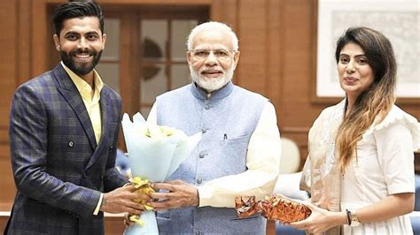 Gujarat Polls 2022 Cricketer Ravindra Jadejas Wife Rivaba Gets Bjp