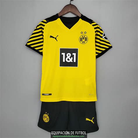 Camiseta Borussia Dortmund Ninos Primera Equipacion 2021 2022