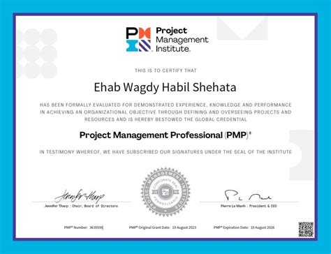 Ehab Shehata On Linkedin Im Happy To Share That Ive Obtained A New